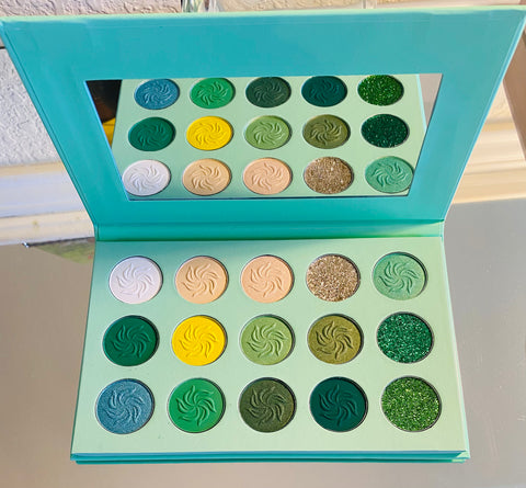 Green with envy eyeshadow palette